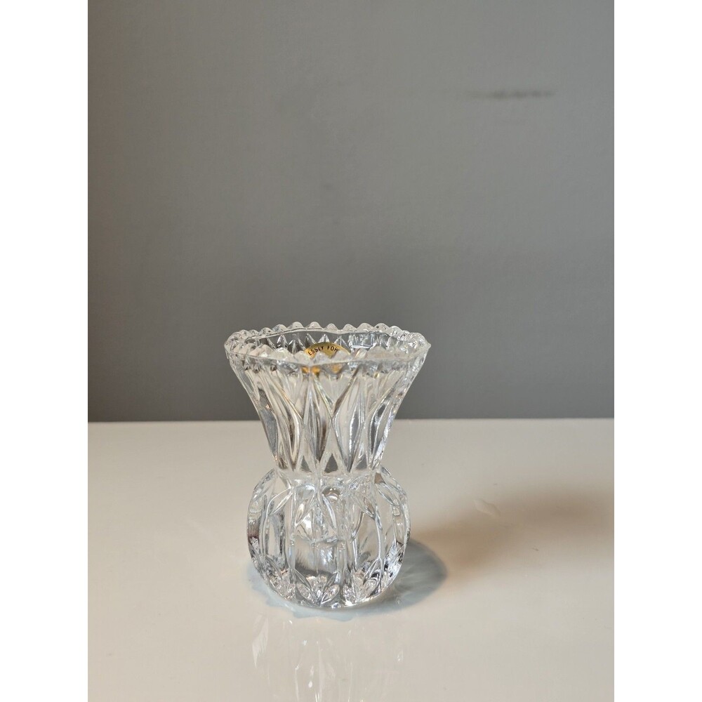 Vintage Princess House 24% Lead Crystal Bud Vase Made in Germany Cut Glass